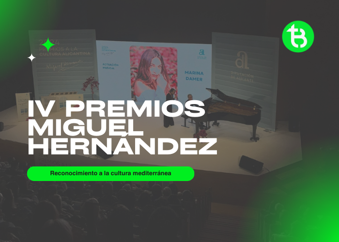 Rendimos homenaje al poeta Miguel Hernández y a la cultura mediterránea de Alicante con una sentida Gala de Premios