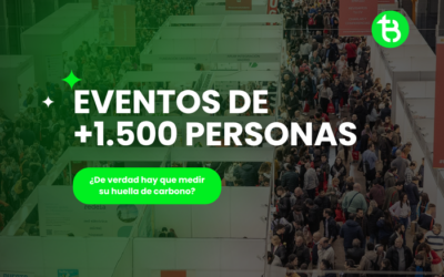 Eventos de más de 1.500 personas: ¿de verdad hay que medir la huella?