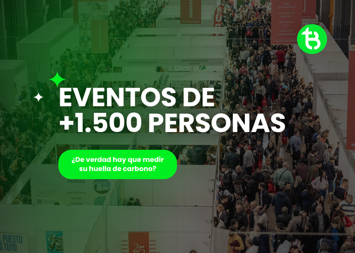 Eventos de más de 1.500 personas: ¿de verdad hay que medir la huella?
