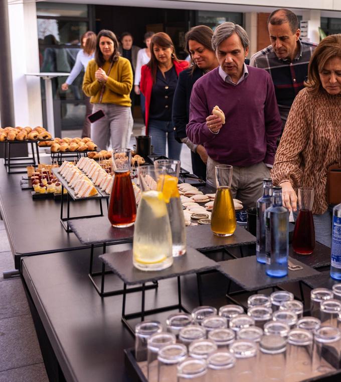 Servicio de catering en un evento de Tower Bridge